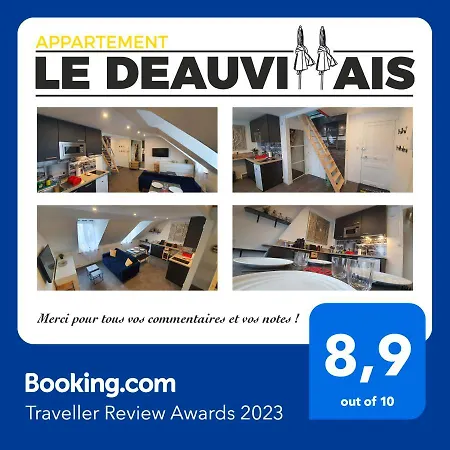 Le Deauvillais - Plein Centre - 4 Pers - 2 Mn - Ideal Famille Lägenhet Deauville